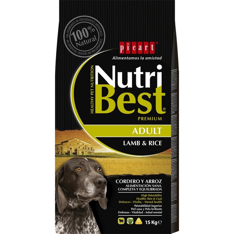 Nutribest Adult Chicken & Rice | Pienso Perros Señaris