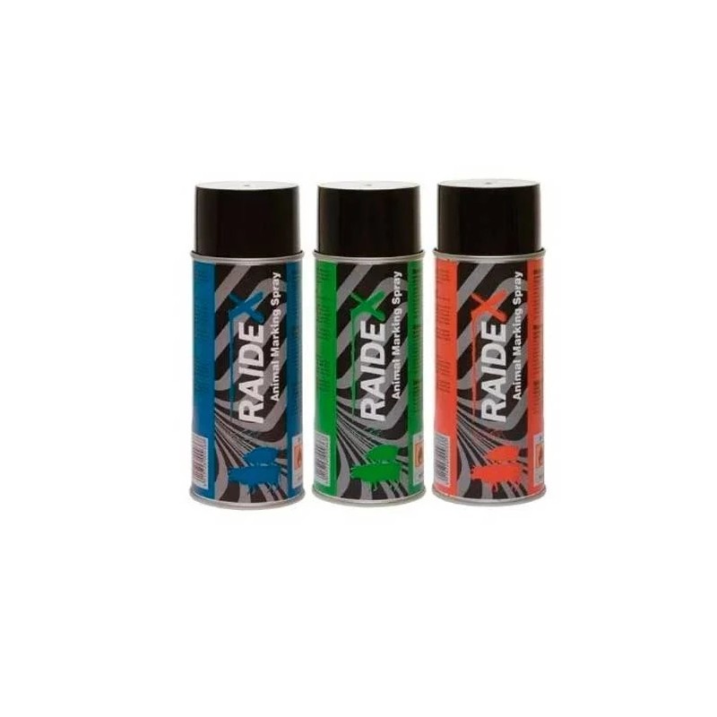Spray Marcador RaideX 400ml – Bovino y Porcino | Grupo Señaris