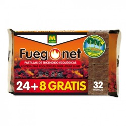 Pastillas de Encendido Ecológicas Fuegonet 32 uds – Grupo Señaris