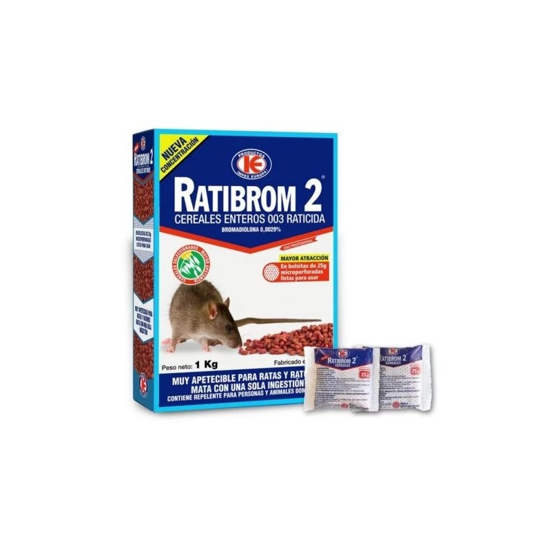 Ratibrom 2 Grano Cereales 150g – Raticida | Grupo Señaris