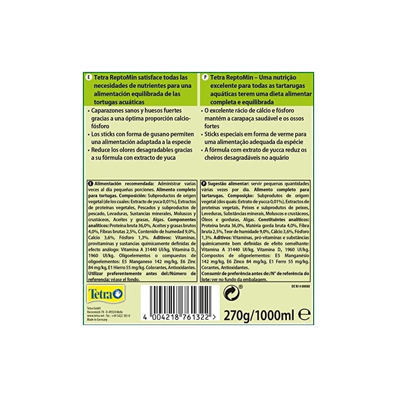 TetraReptoMin – Comida para Tortugas Acuáticas | Grupo Señaris