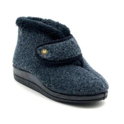 Zapatilla de Casa Abotinada con Velcro | Grupo Señaris