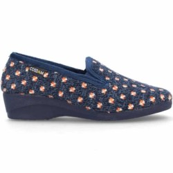 Zapatilla de Casa Cerrada con Cuña y Flores | Grupo Señaris