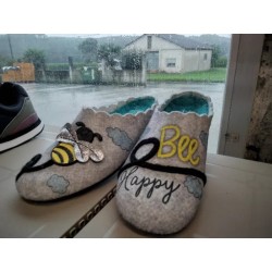 Zapatilla de Casa Descalza Abejas Bee Happy | Grupo Señaris