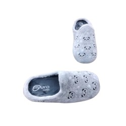 Zapatilla de Casa Pandas Gris – Confort y Estilo | Grupo Señaris