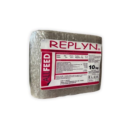 BLOQUE MINERAL ANTIPARASITARIO REPELENTE INSECTOS REPLYN 10 KG