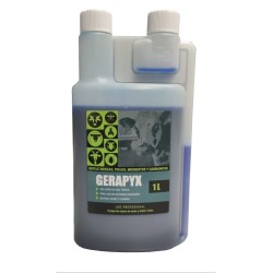 GERAPYX POUR ON REPELENTE MOSCAS PARA VACAS,CABALLOS,PERROS,ETC