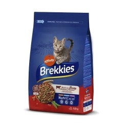 Brekkies Mix Buey y Verduras 3,5 kg | Pienso Gatos Señaris